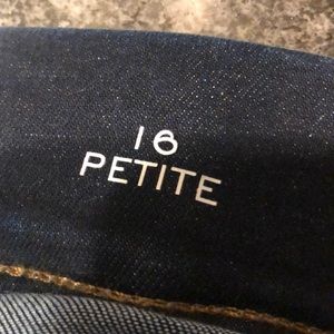Denim jeggings size 16 petite